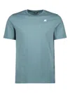 K-way Odom Ascii Code Logo-print T-shirt In Blue