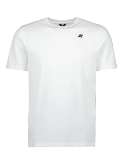 K-way Odom Ascii Code Print T-shirt In White