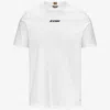 K-way Odom Established Man T-shirt White Size Xxl Cotton