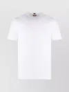 K-way Odom Letitrain Cotton Crew-neck T-shirt In White