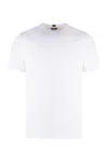 K-way Odom Letitrain Cotton Crew-neck T-shirt In White