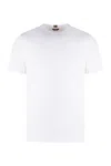 K-way Odom Letitrain Cotton Crew-neck T-shirt In White