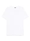 K-way White Crewneck Solid T-shirt In White