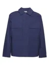 K-way Orion 3l Poplin Down Jacket In Blue