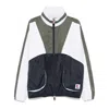 K-way Colour-block Jacket In Blue
