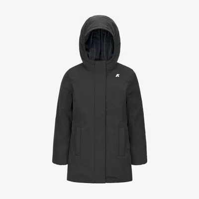 K-way P. Denise Soft Touch Marmotta In Black