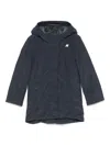 K-way P. Denise Soft Touch Marmotta Jacket In Blue