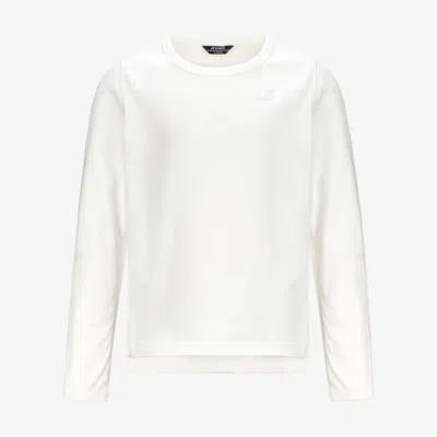 K-way Kids' P. Elmerine Jersey Peach In White