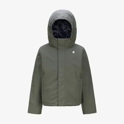 K-way Kids' P. Jack Ripstop Marmotta In Green