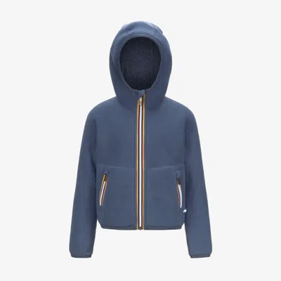 K-way Kids' P. Jack Sherpa Polar Reversible In Blue