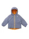 K-way Piumino Orsetto Con Logo In Grey