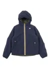 K-way P. Le Vrai 4.0 Claude Orsetto Down Jacket In Blue