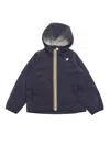 K-way P. Jack Stretch Nylon Jersey Down Jacket In Blue