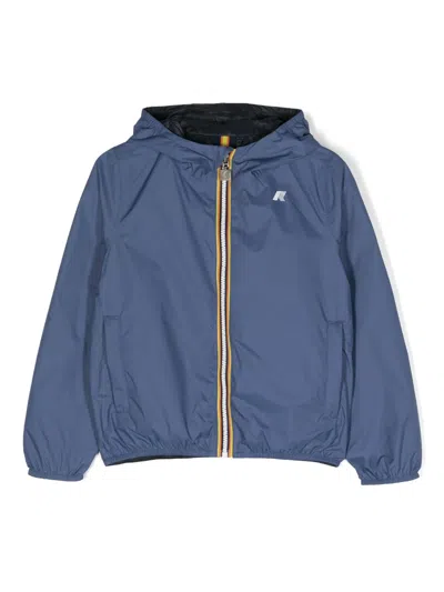 K-WAY P. JAKE PLUS 2 REVERSIBLE HOODED JACKET