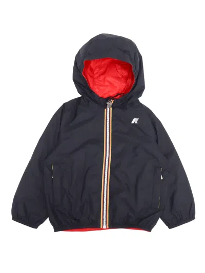 K-way Kids' P. Jake Plus.2 Double Down Jacket In Black