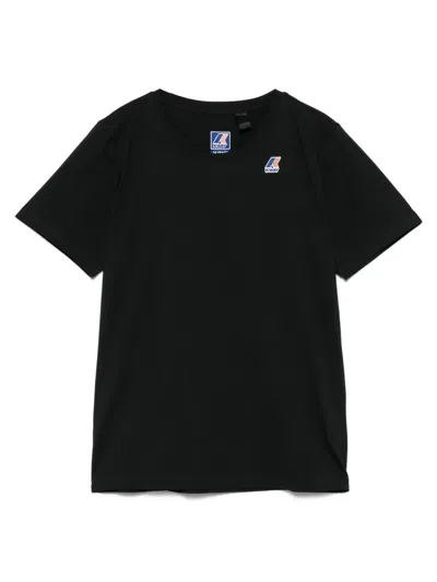 K-way P. Le Vrai 3.0 Edouard T-shirt In 黑色