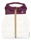K-way P. Le Vrai 3.0 Orlan Heavy Warm Gilet In White