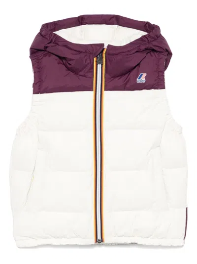 K-way Kids' P. Le Vrai 3.0 Orlan Heavy Warm Gilet In Purple