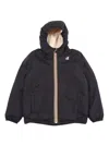 K-way P. Le Vrai 4.0 Claude Orsetto Down Jacket In Black