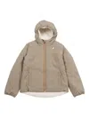 K-way P. Liily St Warm Hooded Jacket In Neutral
