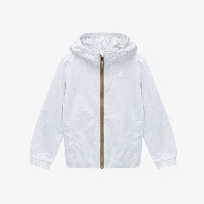 K-way P. Lil Embossed Graphic Ny In White