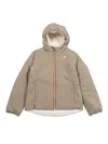 K-way P. Liily St Warm Hooded Jacket In Gold