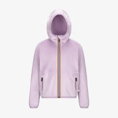 K-way P. Lily Velour Polar Reversible In Purple