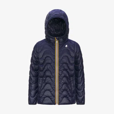 K-way Kids' P. Madlaine Quilted Warm In Blue