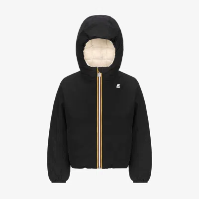 K-way Kids' P. Marguerite Eco Stretch Thermo Reversible In Black