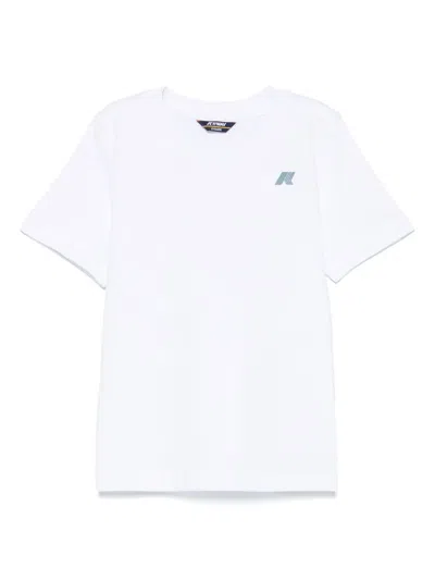 K-way Kids' P. Odom T-shirt In White