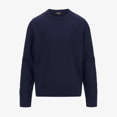 K-way P. Sebastien Cotton Cashmere In Blue