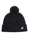 K-way P. Vincienne Cardigan Stitch Cap In Black