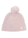 K-way P. Vincienne Cardigan Stitch Cap In Pink