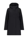 K-way Padded Down Jacket Mathiel In Black