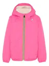 K-way Padded Hooded Jacket In Pink