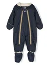 K-way Padded Hooded Snowsuit In Blue
