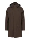 K-way Thomal Padded Jacket In Brown