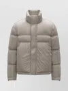 K-way Padded Quilted Bomber Jacket Pockets In Neutral