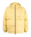 K-way Yellow Down Jacket In Yellow