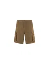 K-way Bastyel - Cargo Bermuda Shorts In Brown