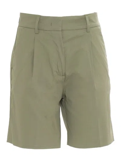 K-way Nive Twill Tech Chino Without Pleats In Green