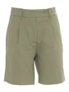 K-way Belt-loop Shorts In Green