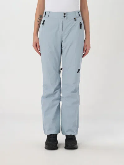 K-way Pants  Woman Color Blue In Blau