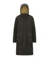 K-way Parka In Gold