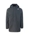 K-way K Way Parka Medio Duke Bonded Nero In Black