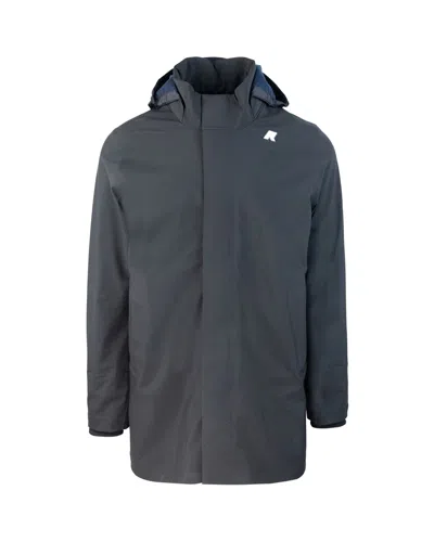 K-way K Way Parka Medio Duke Bonded Nero In Black
