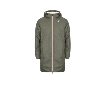 K-way Parka The Real 3.0 Eiffe In Green