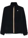 K-way Pascal Sherpa Polar Jacket In Blue