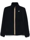K-way Pascal Sherpa Polar Jacket In Blue