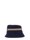 K-way Pascalle Bucket Hat Featuring Striped Detail In Blue